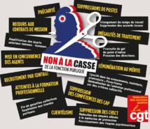 NON à la casse de la Fonction Publique   6/05/19