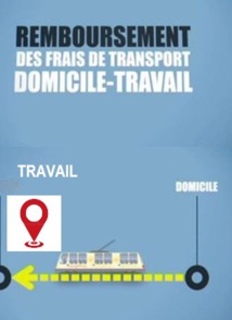 Remboursement des frais de transport domicile/travail  17/08/20