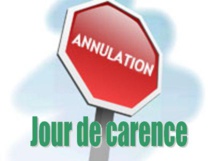 Projet de décret relatif à la suspension temporaire du jour de carence  11/01/21