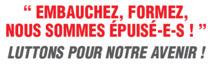 Embauchez, formez, nous sommes épuisés !   1/02/21