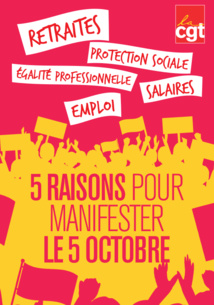 Le 5 octobre, mobilisés pour nos salaires, nos emplois, nos conditions de travail !  4/10/21