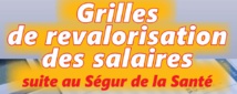 Grilles de revalorisation des salaires suite au Ségur  14/10/21