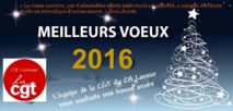 Carte de voeux 2016 de la CGT du CH Lavaur  30/12/15