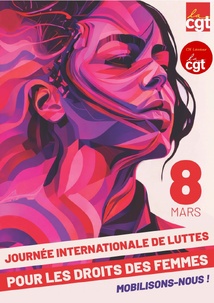 Journée internationale de lutte pour les droits des femmes le 8 mars 2026  2/03/26