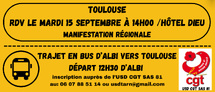 Pour nos conditions de travail, notre pouvoir d'achat et pour l'hôpital public !  14/09/26