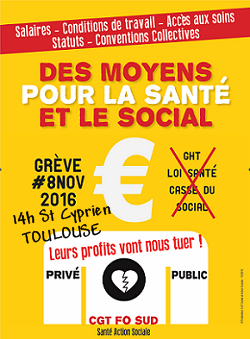 On se mobilise le 8 novembre ! Pourquoi notre secteur sera en grève ?  7/11/16