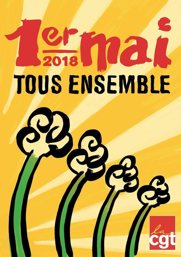 Tous dans la rue le 1er mai !  26/04/18