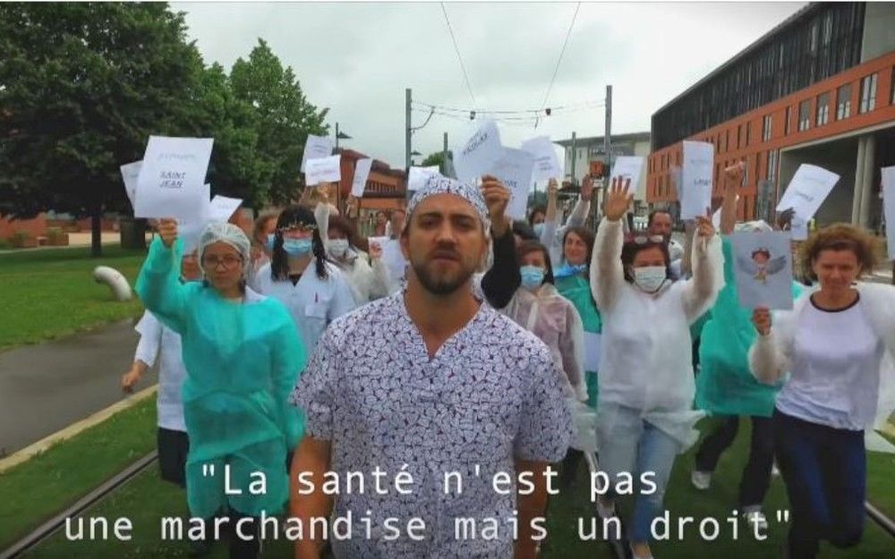 Les soignants en lutte du CHU de Toulouse détourne le clip “Basique” d'Orelsan  18/06/18