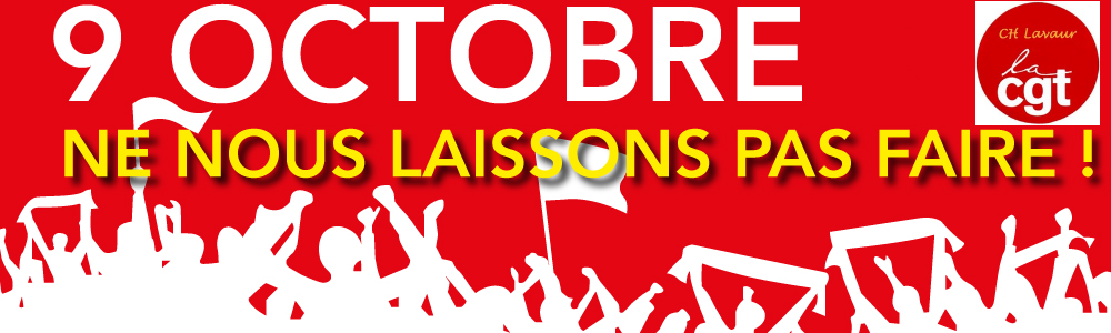 Manifestation le 9 octobre 2018    4/10/18