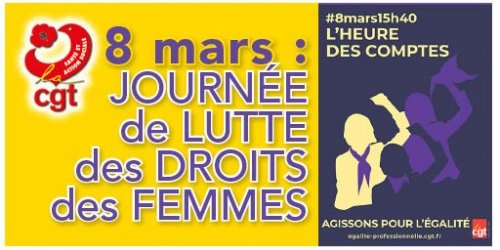8 mars 2019 journée de lutte des droits des femmes  7/03/19