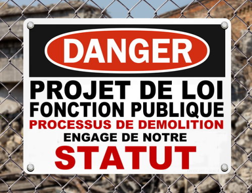 Dynamitage du statut des fonctionnaires !   25/04/19
