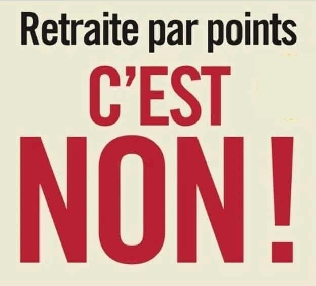 Retraite à points...des mensonges cuits à point !   11/12/19