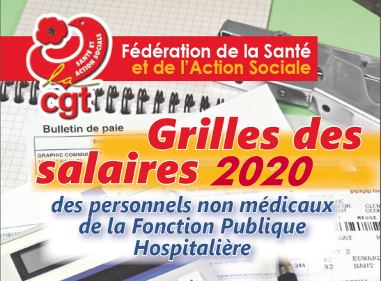 Grilles des salaires 2020 dans la FPH  20/12/20