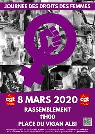 Journée internationale de lutte pour les droits des femmes 5/03/20