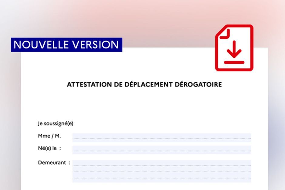 Durcissement des mesures de confinement et nouvelle attestation de déplacement dérogatoire    25/03/20