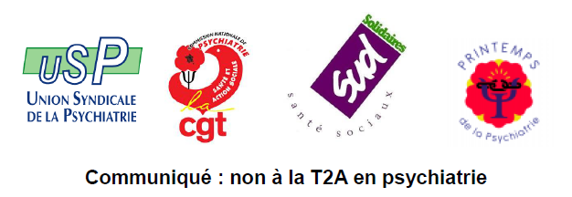 Non à la T2A en psychiatrie  28/05/20