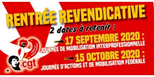 Mobilisons nous le 17 septembre !   9/09/20
