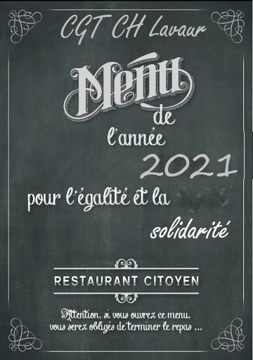 Cliquer sur le menu pour passer à table !