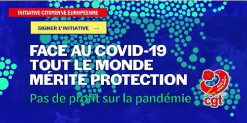 " Pas de profit sur la pandémie "  20/01/21
