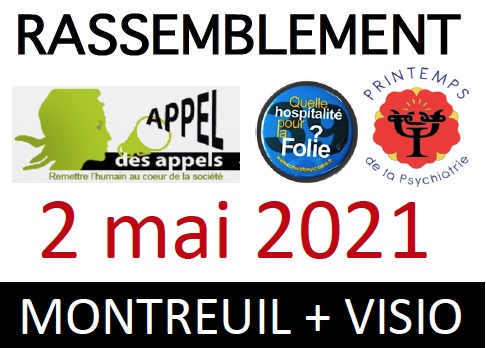 Appel à une mobilisation des praticiens du soin psychique  22/04/21