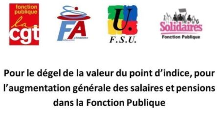 Pétition: Pour l’augmentation générale des salaires et pensions dans la Fonction publique  28/06/21