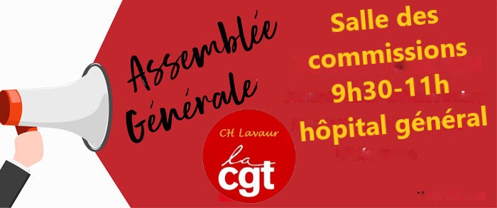 Assemblée Générale des agents du CH Lavaur 1/03/22