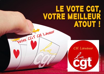 Le vote CGT, votre meilleur atout le jeudi 4 décembre 2014 !  22/10/14