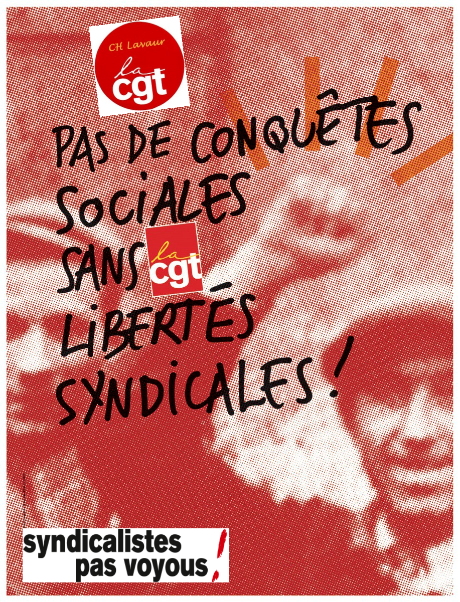 Prison ferme contre 8 syndicalistes !   14/01/16